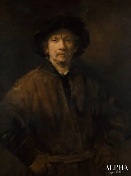 Autoportrait - Rembrandt van Rijn - Reproductions de tableaux et peintures haut de gamme