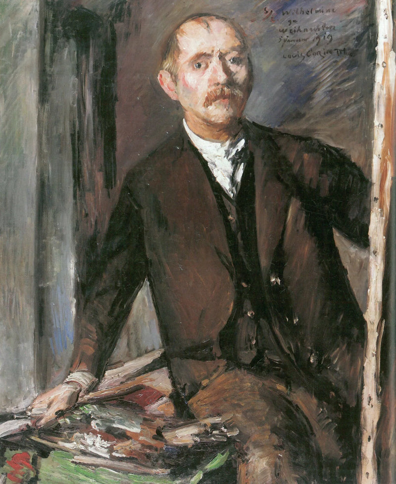 Autoritratto su cavalletto - Lovis Corinth