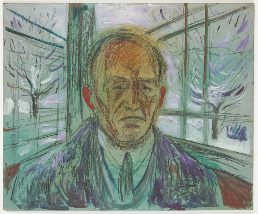 Autoritratto sulla veranda - Edvard Munch