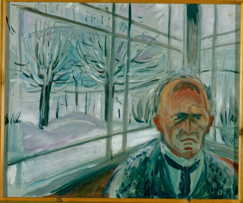 Autoritratto sulla veranda - Edvard Munch