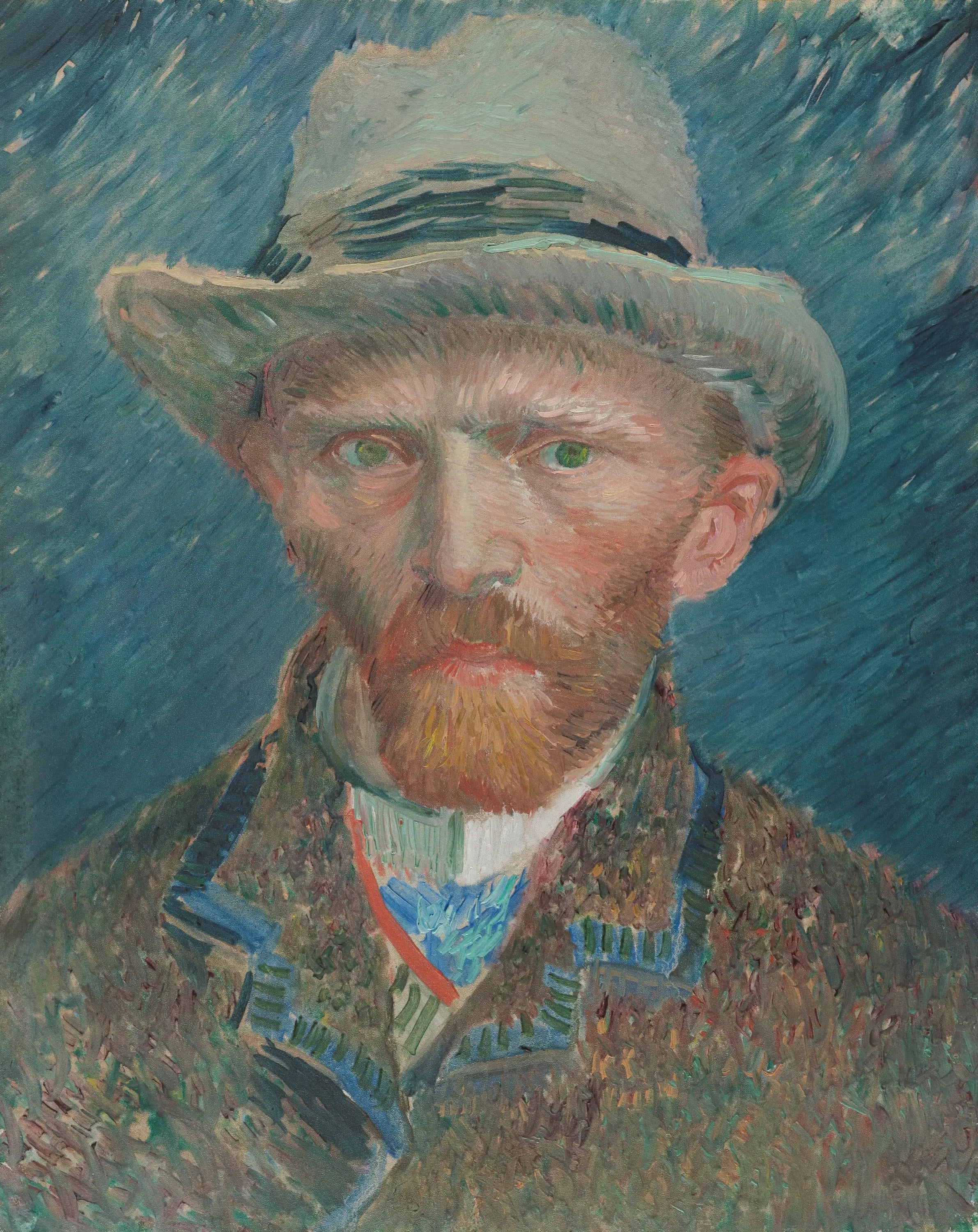 Reproduction du tableau « Autoportrait - Vincent van Gogh » par Alpha Reproduction en peinture à l’huile