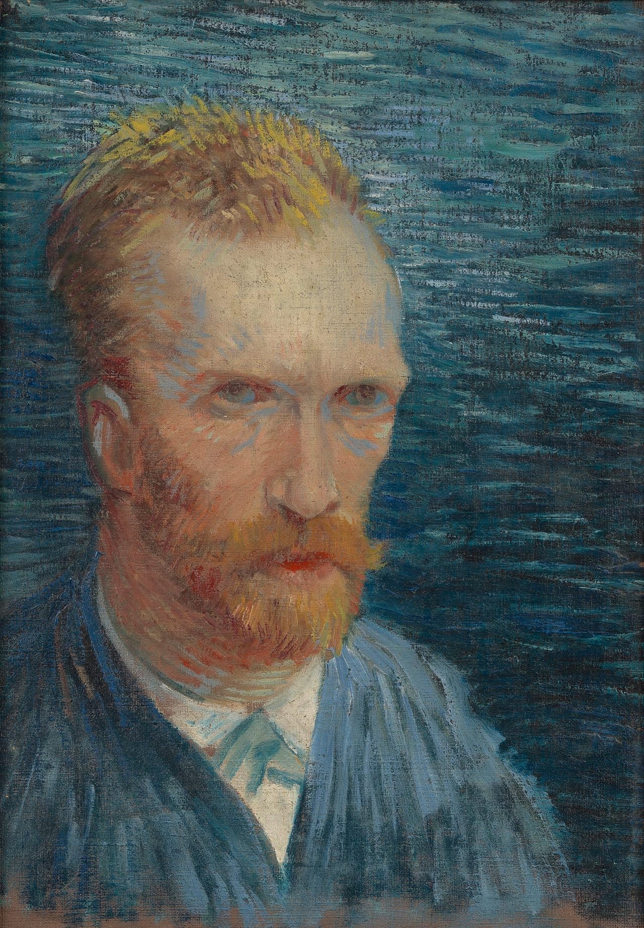 Reproduction du tableau « Autoportrait - Vincent van Gogh » par Alpha Reproduction en peinture à l’huile