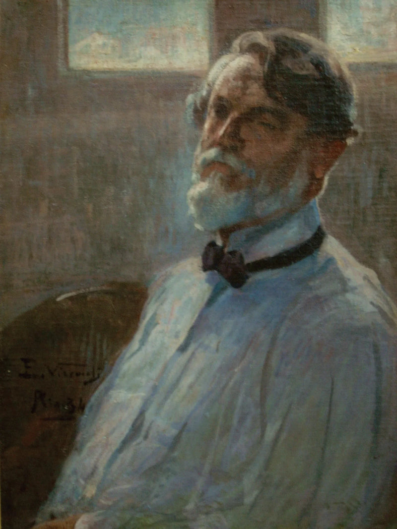 Autorretrato in azzurro 1934 - Eliseu Visconti