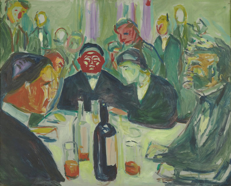 Attorno al tavolo - Edvard Munch