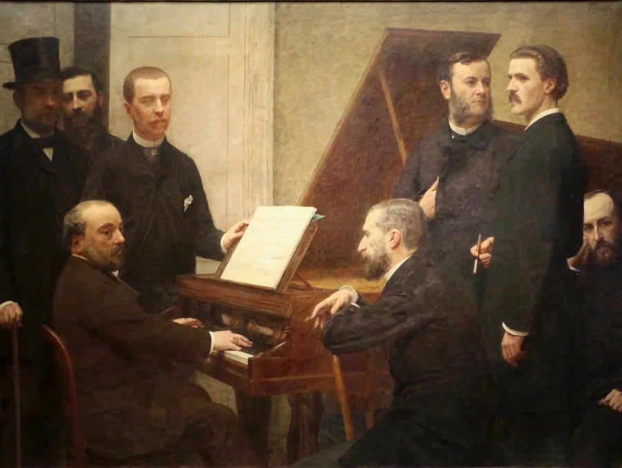 Intorno al pianoforte - Henri Fantin-Latour