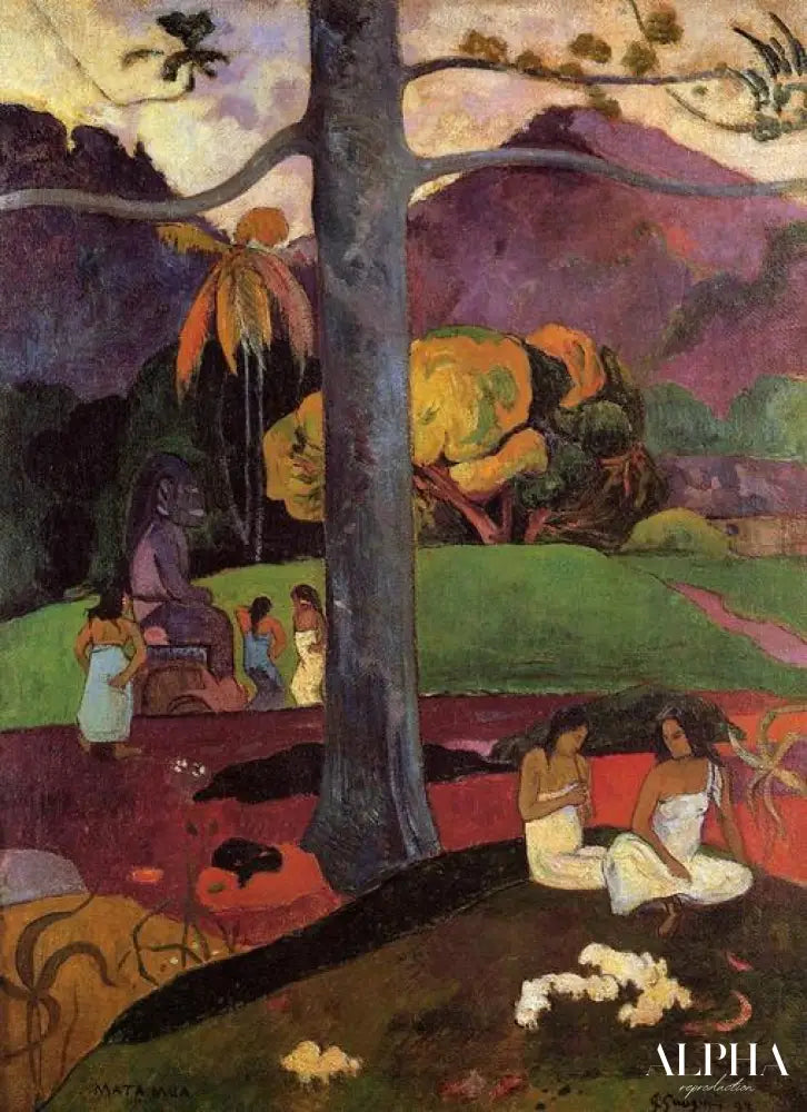 Autrefois - Paul Gauguin - Reproductions de tableaux et peintures haut de gamme