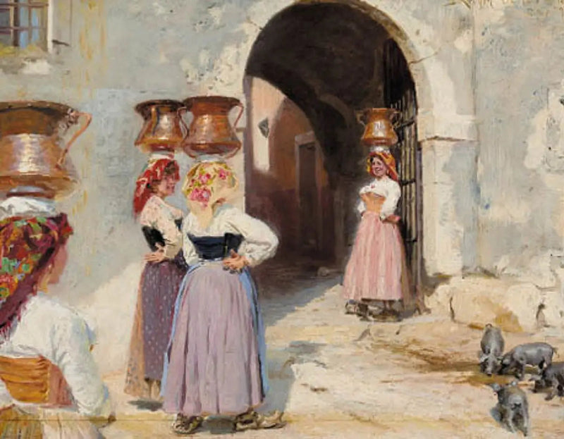 Ai portali di Civita d'Antino. - Peder Severin Krøyer