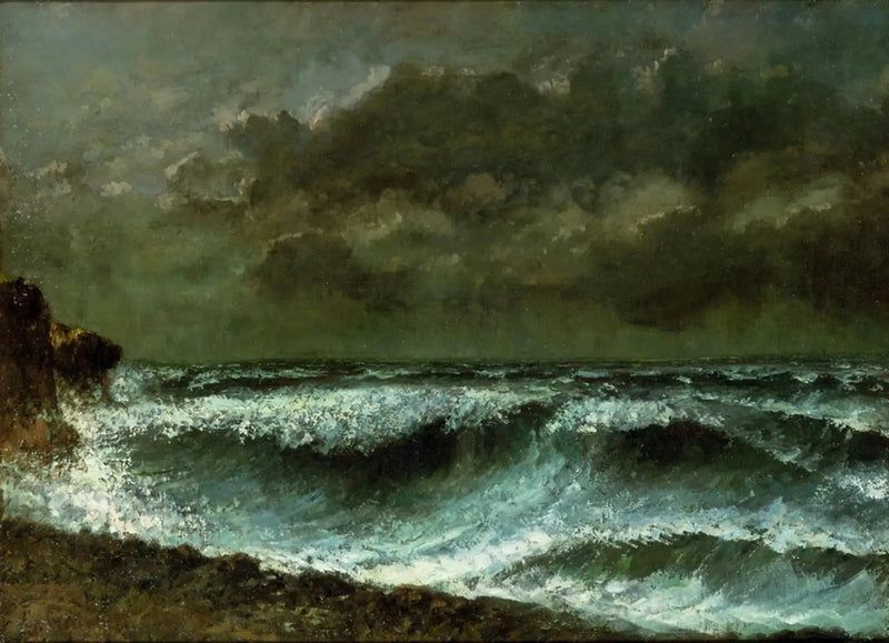 Prima della tempesta all'orizzonte - Gustave Courbet