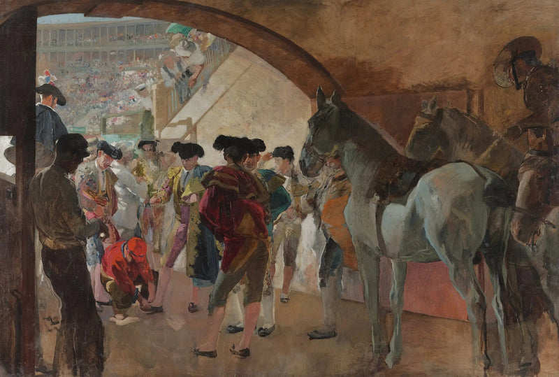 Prima della corrida - Joaquín Sorolla