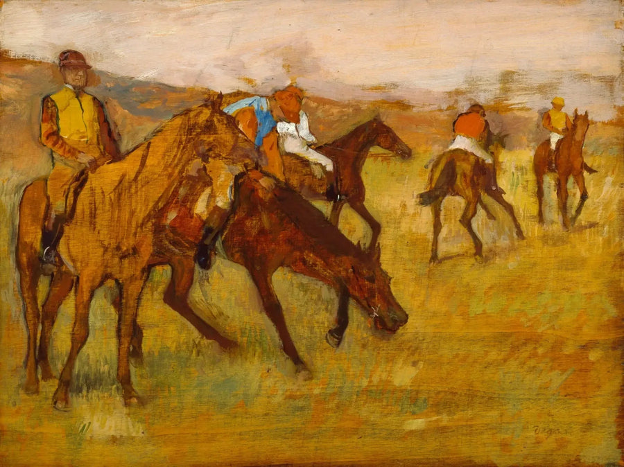 Prima della corsa - Edgar Degas