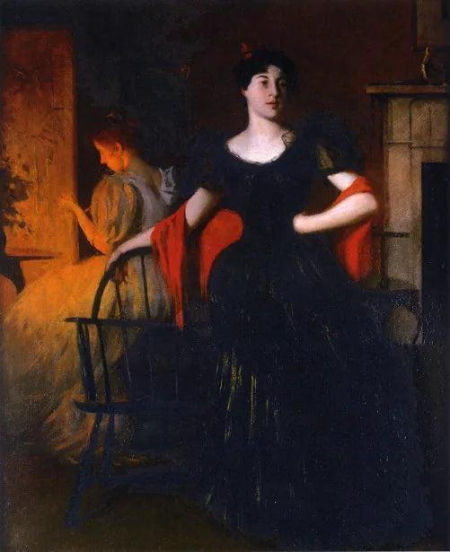 Avant le bal - Frank Weston Benson image 1 reproduction d’œuvre d’art à l’huile