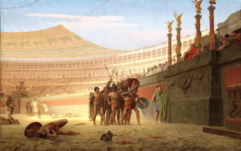 Ave Cesare, i morituri ti salutano - Jean-Léon Gérôme