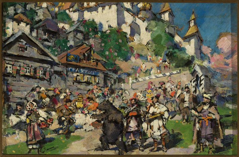 Con gli orsi in Siberia - Konstantin Korovin