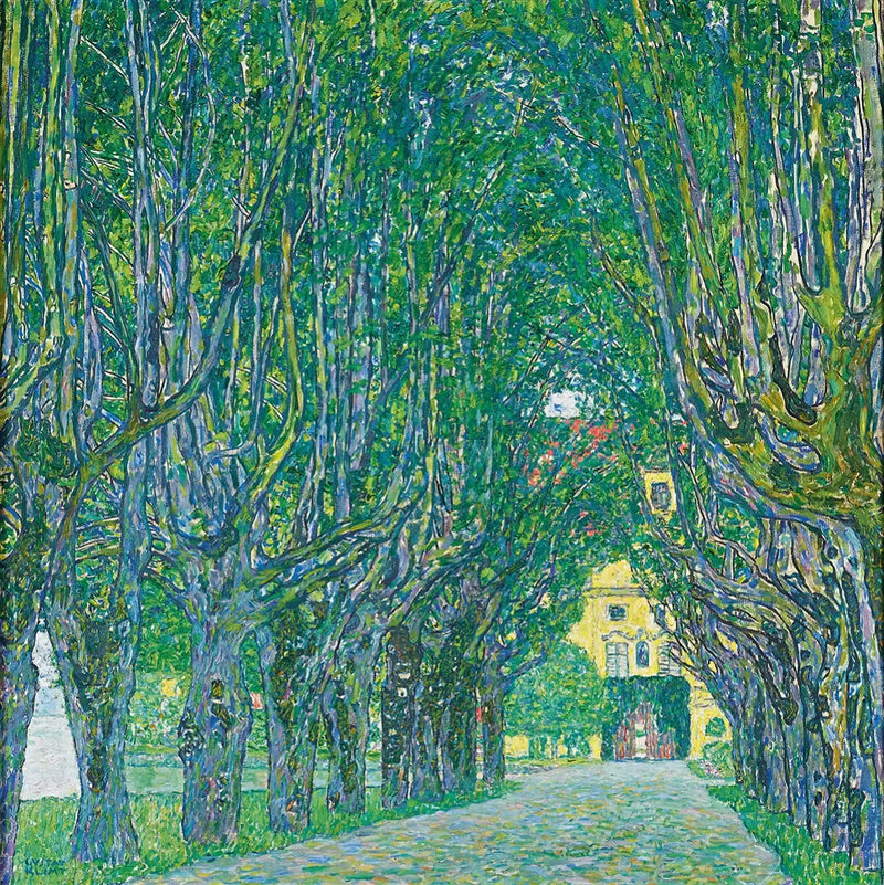 Viale nel parco di Schloss Kammer - Gustav Klimt