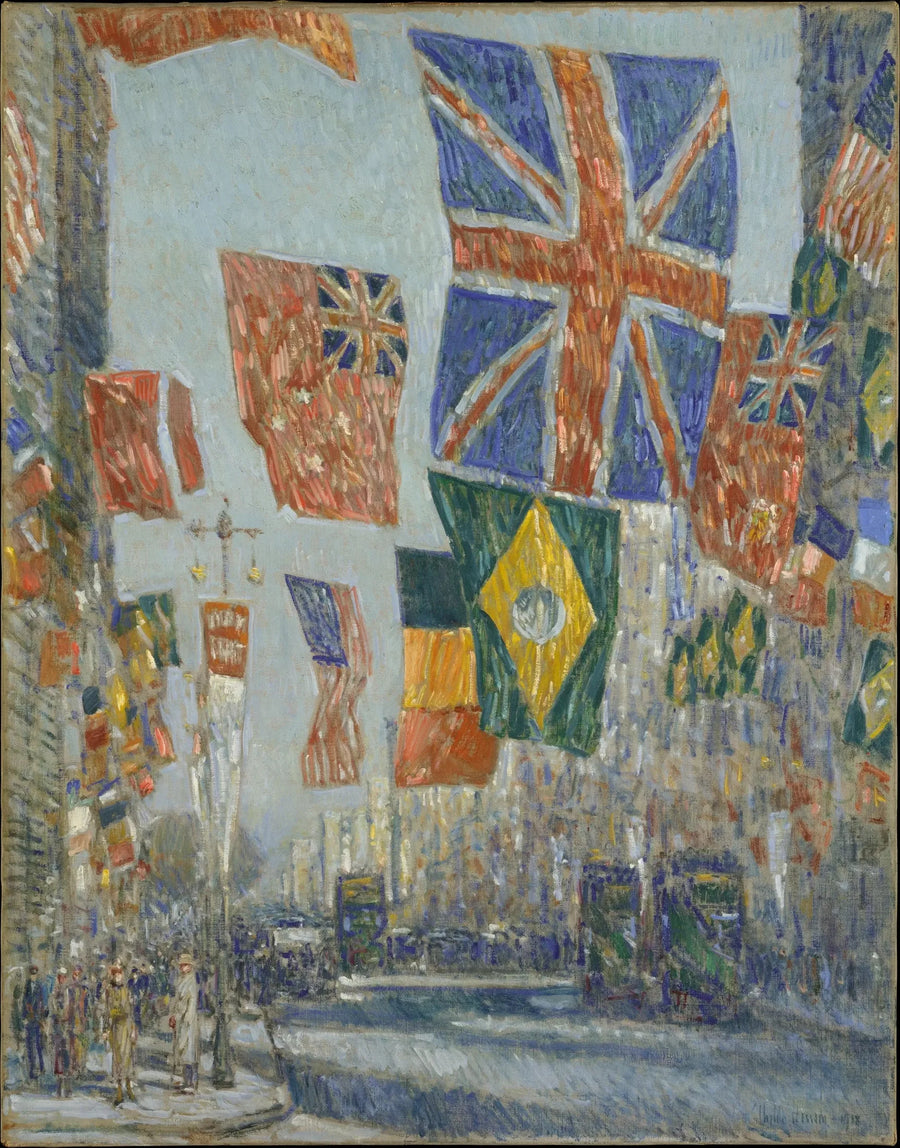Avenue des Alliés, Grande-Bretagne, 1918 - Childe Hassam