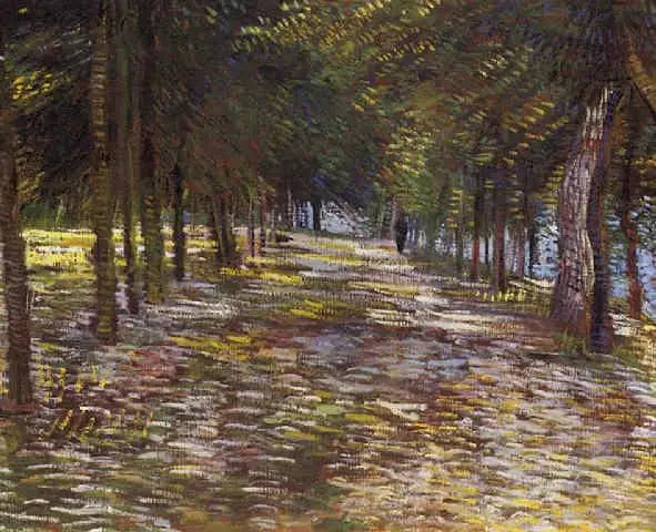 Avenue de Parc Voyer d'Argenson ad Asnières - Vincent van Gogh