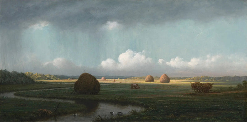 Averses soudaines, marais di Newbury - Martin Johnson Heade