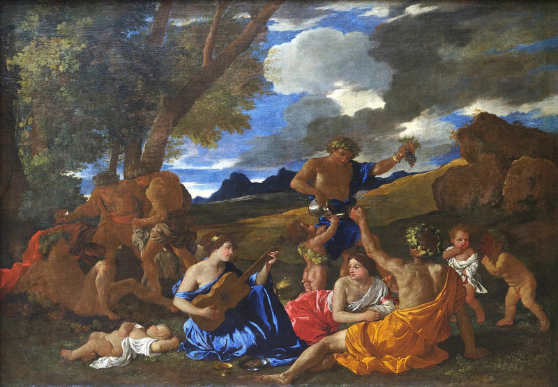 Bacchanale alla giocatrice di chitarra - Nicolas Poussin