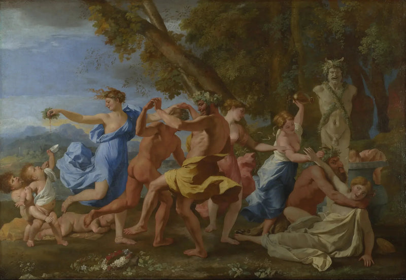 Bacchanale davanti un termine - Nicolas Poussin