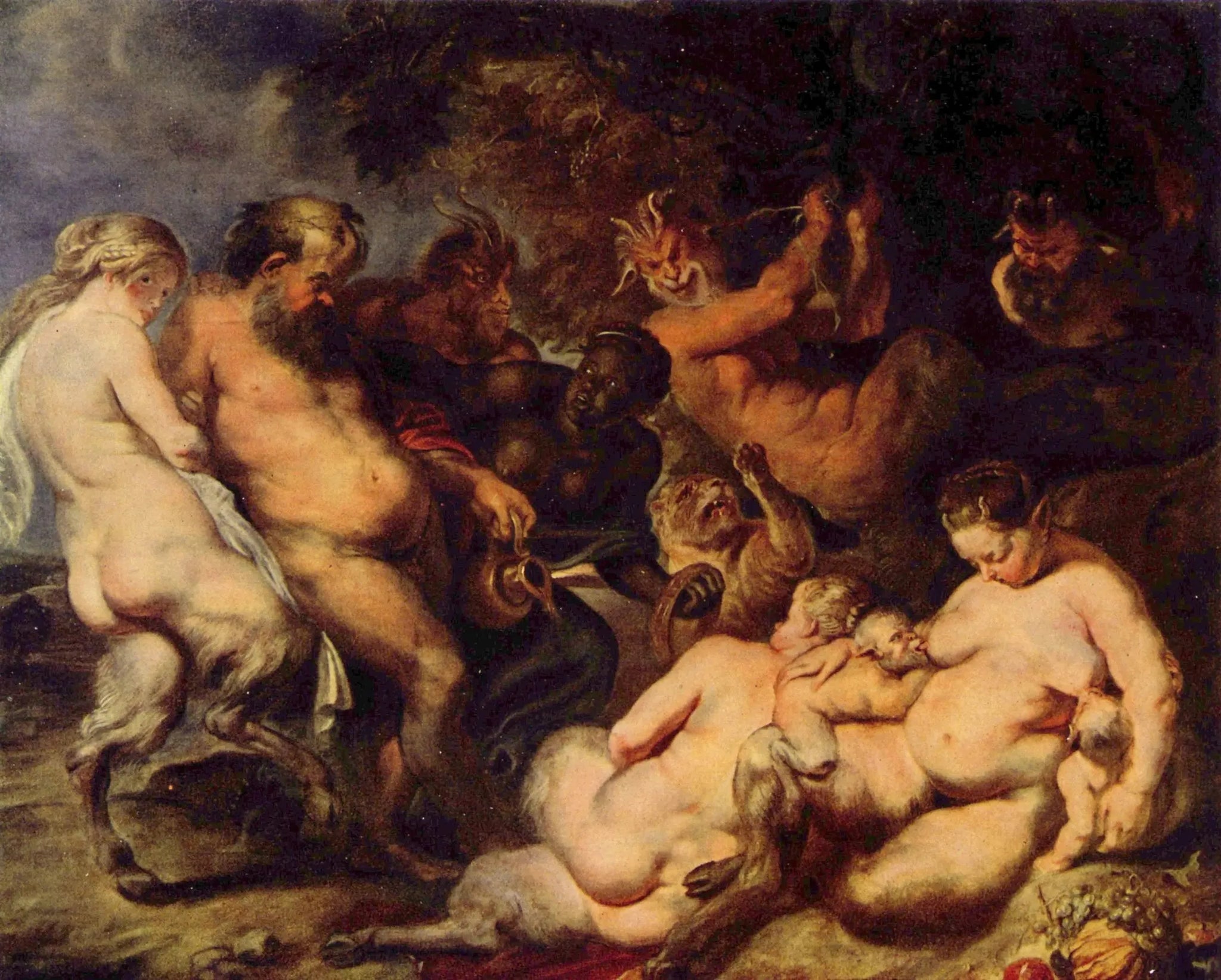 bacchanales - Peter Paul Rubens image 1 reproduction de peinture à l’huile