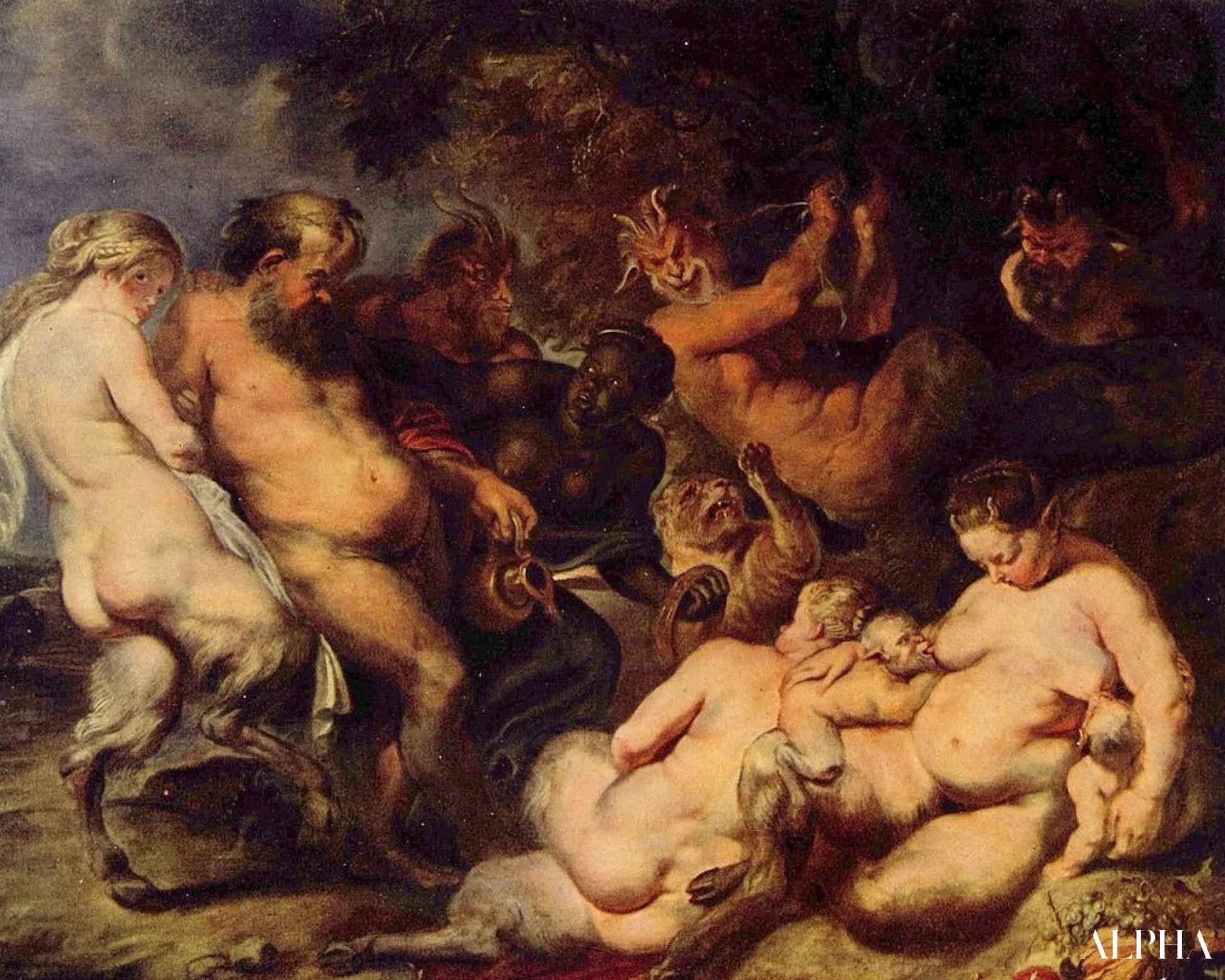 Bacchanalia - Peter Paul Rubens - Riproduzioni di quadri e dipinti di alta gamma