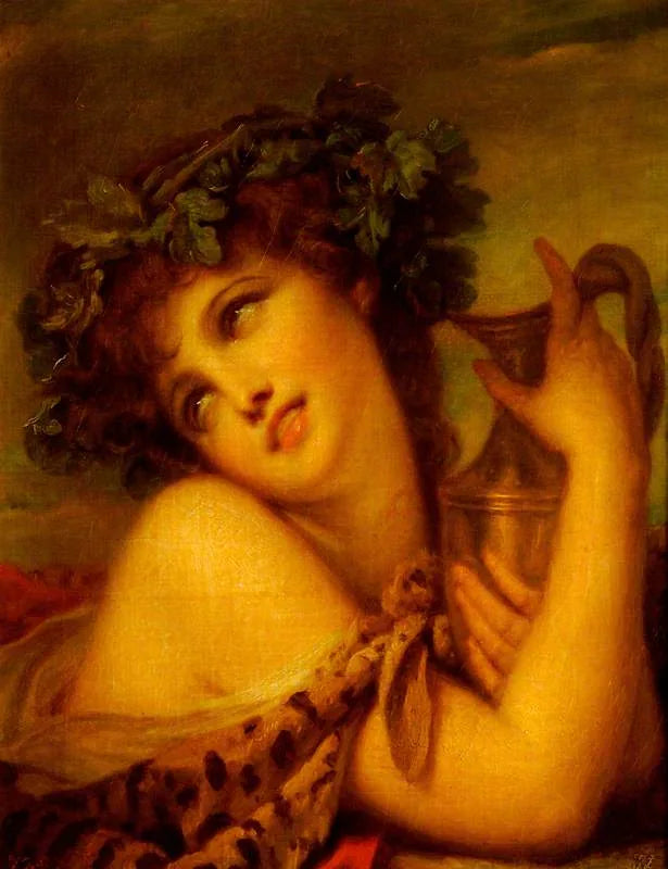 Bacchante con anfora - Jean-Baptiste Greuze