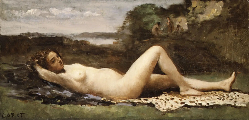 Bacchante in un paesaggio - Jean-Baptiste Camille Corot