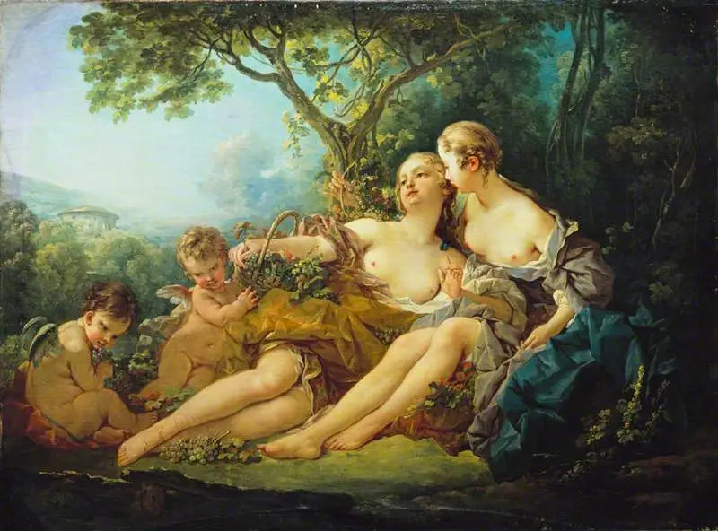 Bacco e Érigone - François Boucher