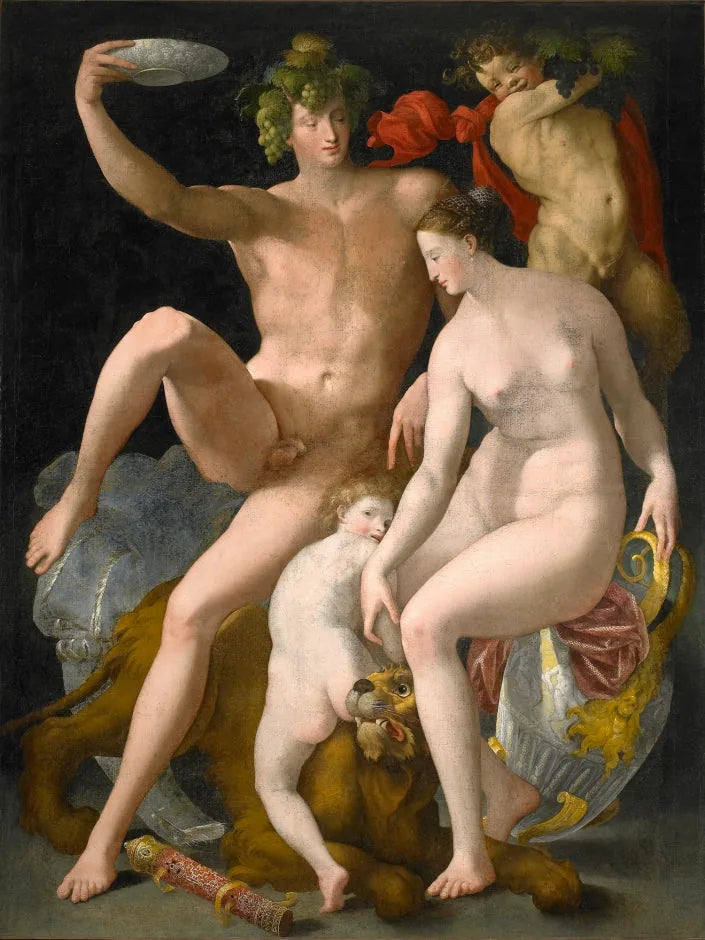 Bacco, Venere e Amore - Rosso Fiorentino
