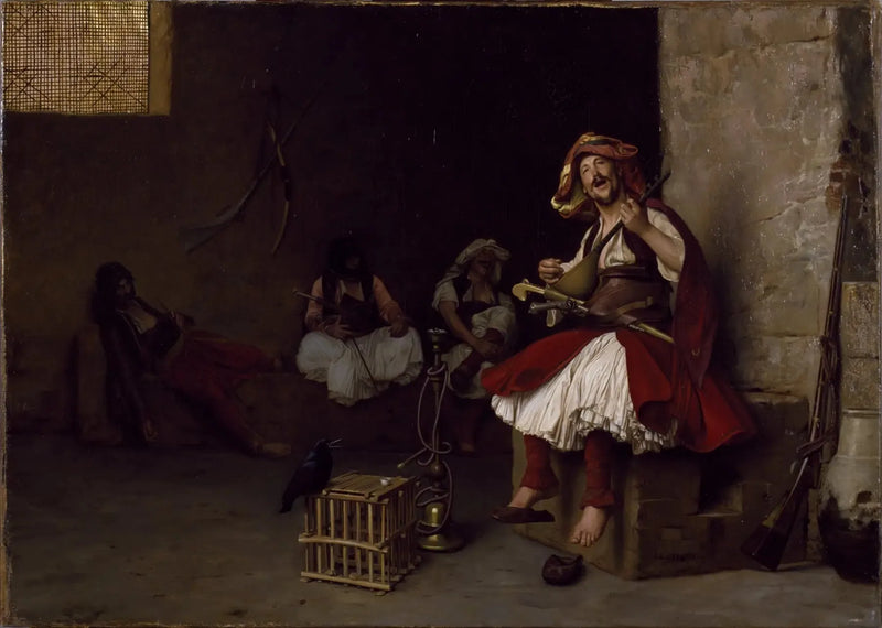 Bachi-bouzouk che canta - Jean-Léon Gérôme