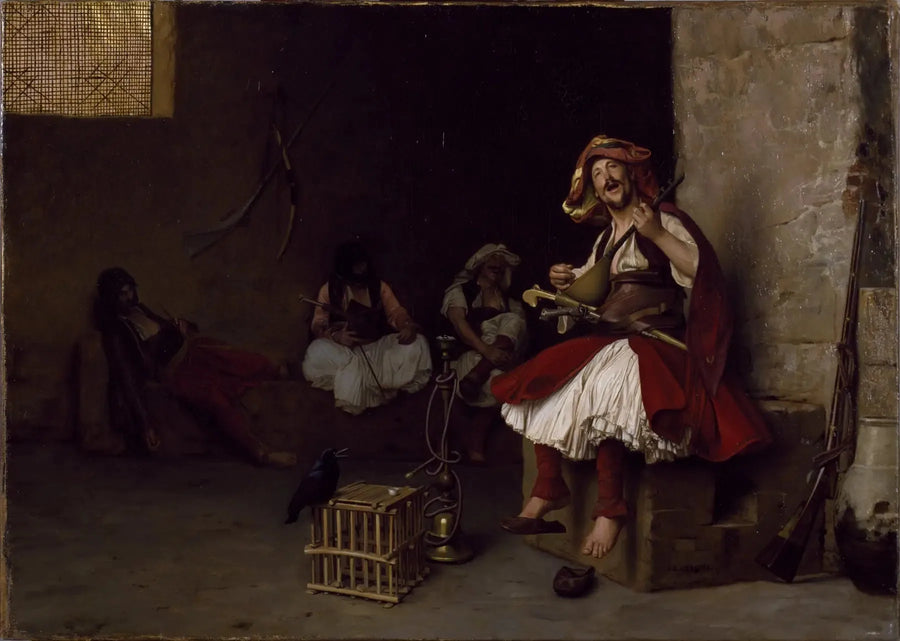Bachi-bouzouk che canta - Jean-Léon Gérôme