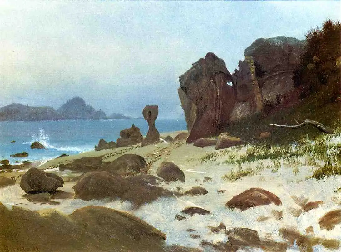 Baie de Monterey - Albert Bierstadt - Alpha Reproduction