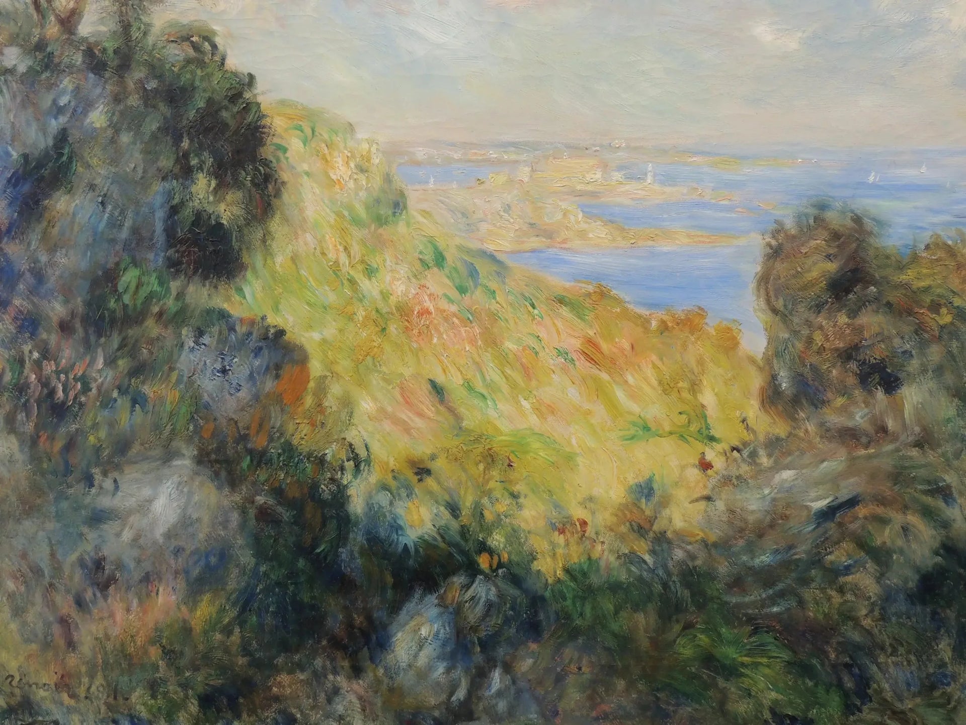 Baie de Salerne - Pierre-Auguste Renoir image 1 copie peinte à la main à l’huile