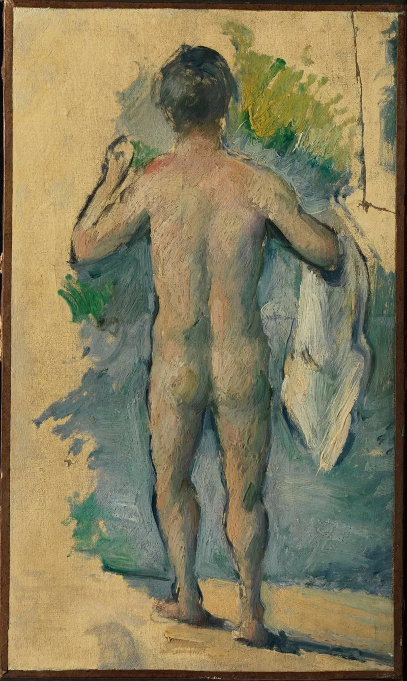 Bagnante in piedi, vista da dietro - Paul Cézanne