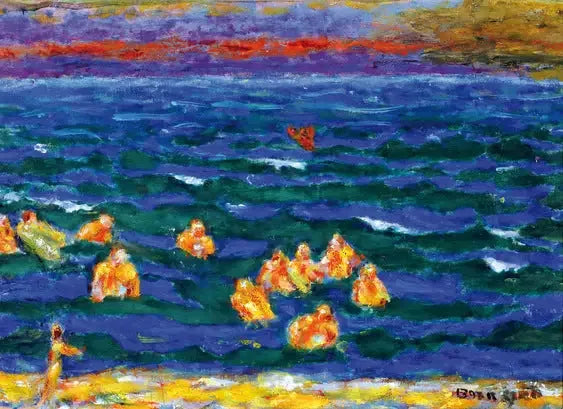 Bagnanti alla fine del giorno - Pierre Bonnard