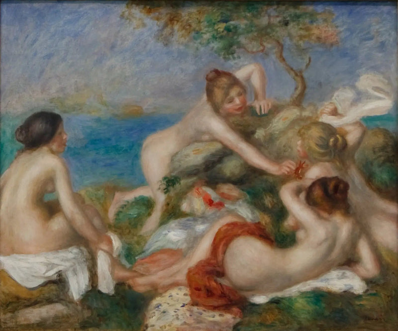 Bagnanti con granchio - Pierre-Auguste Renoir