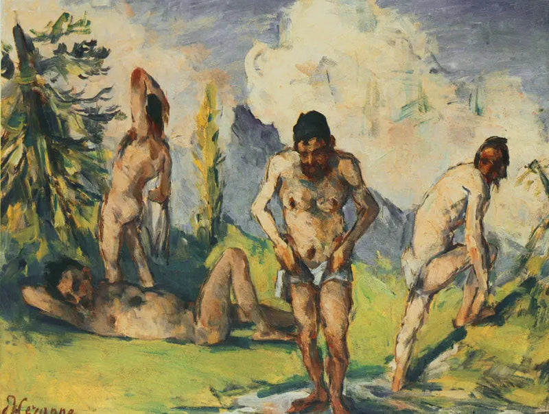 Bagnanti a riposo - Paul Cézanne