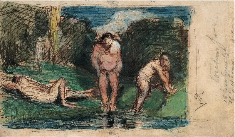 Bagnanti a riposo - Paul Cézanne