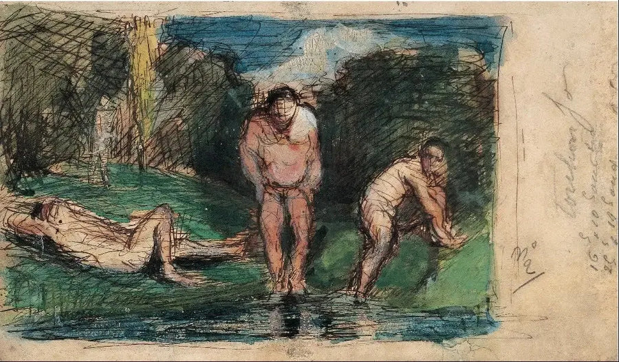 Bagnanti a riposo - Paul Cézanne