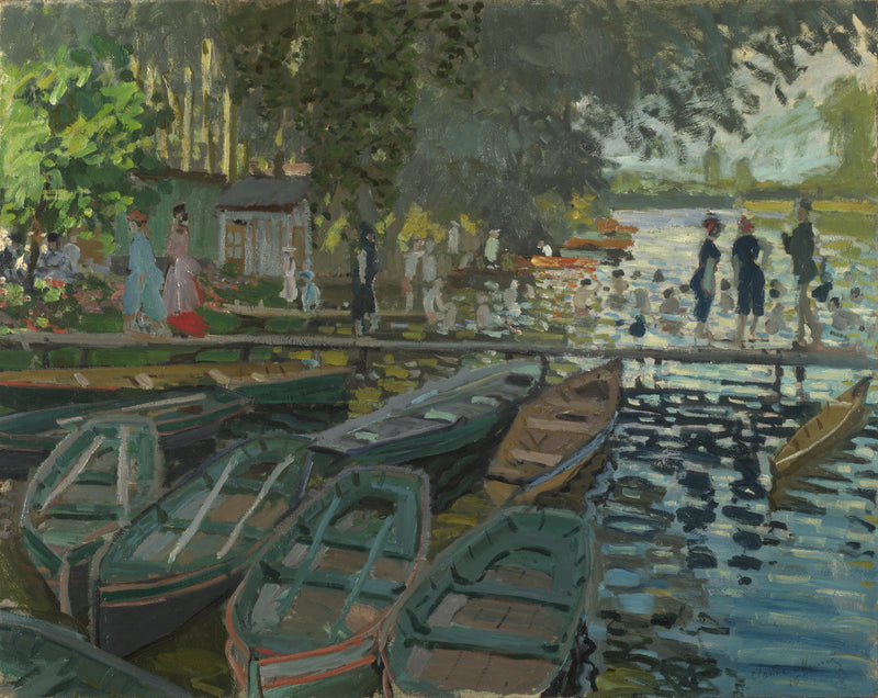 Bagnanti a La Grenouillère W135 - Claude Monet