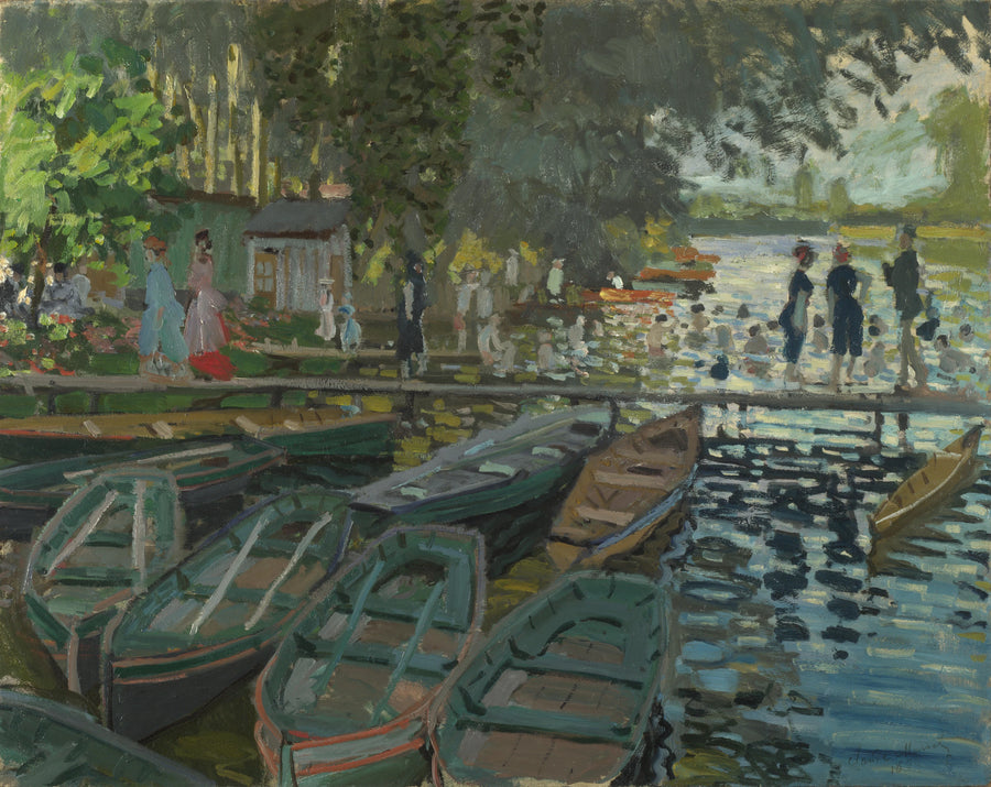 Bagnanti a La Grenouillère W135 - Claude Monet