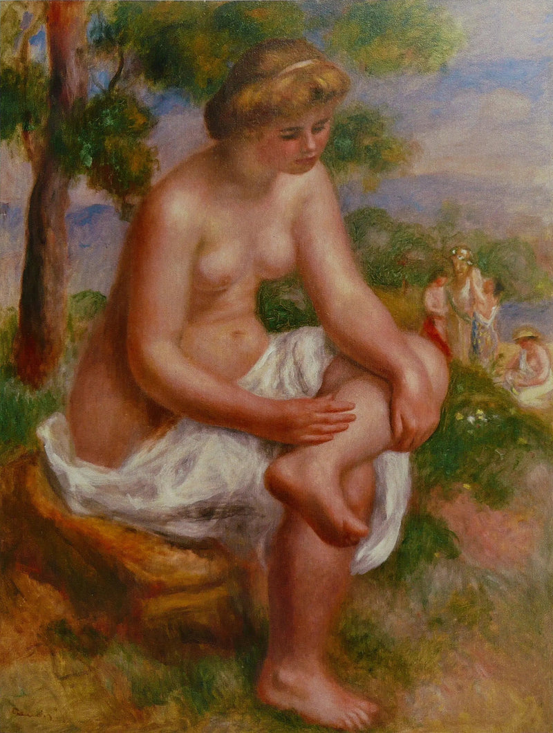 Bagnante seduta in un paesaggio, detta Euridice - Pierre-Auguste Renoir