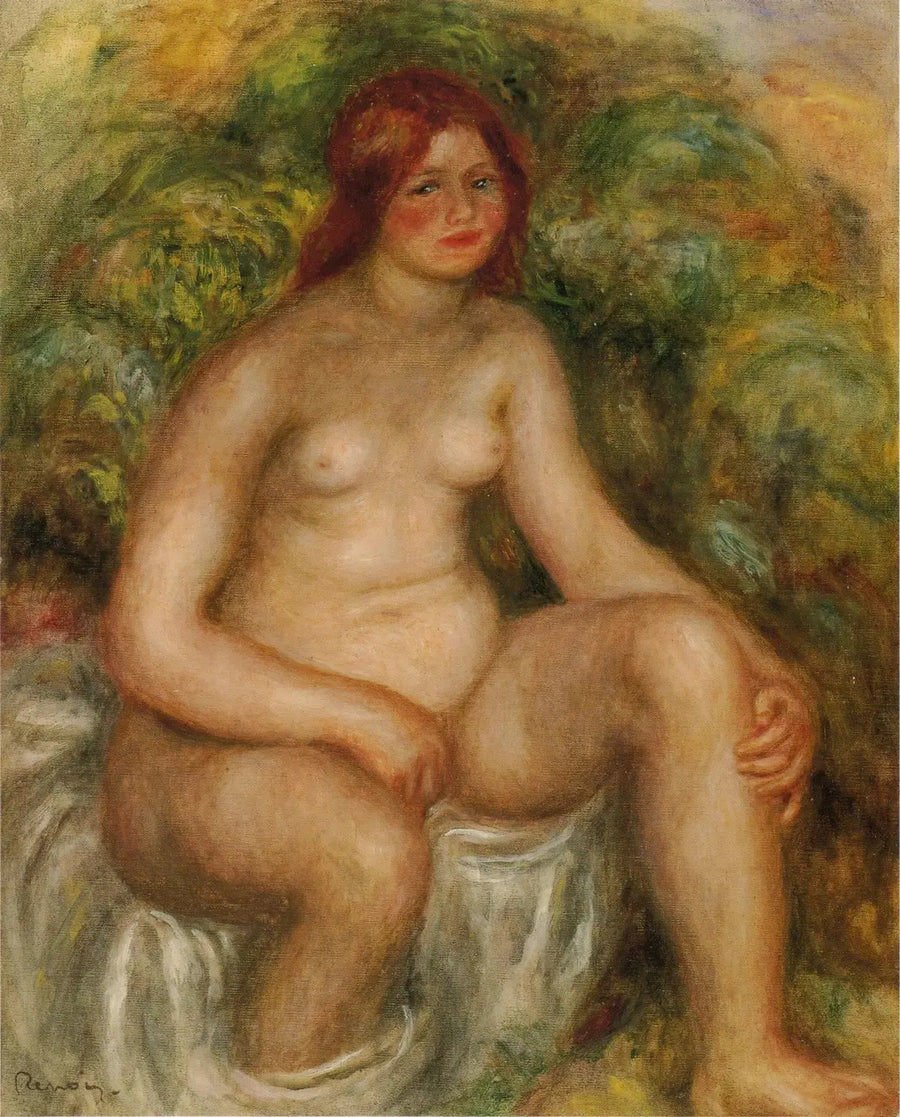 Bagnante seduta - Pierre-Auguste Renoir