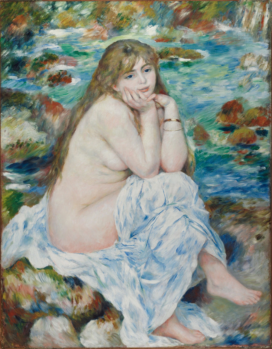 Nuotatore seduto - Pierre-Auguste Renoir