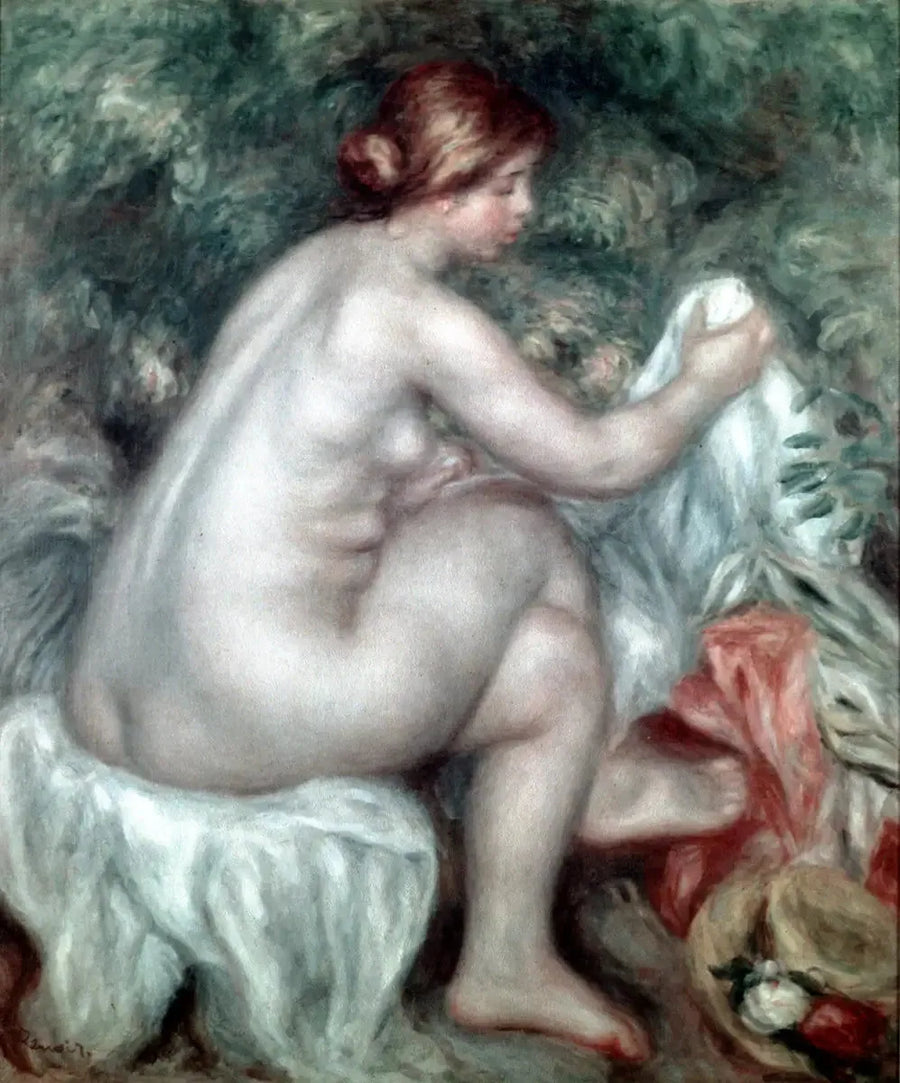Bagnante con cappello - Pierre-Auguste Renoir