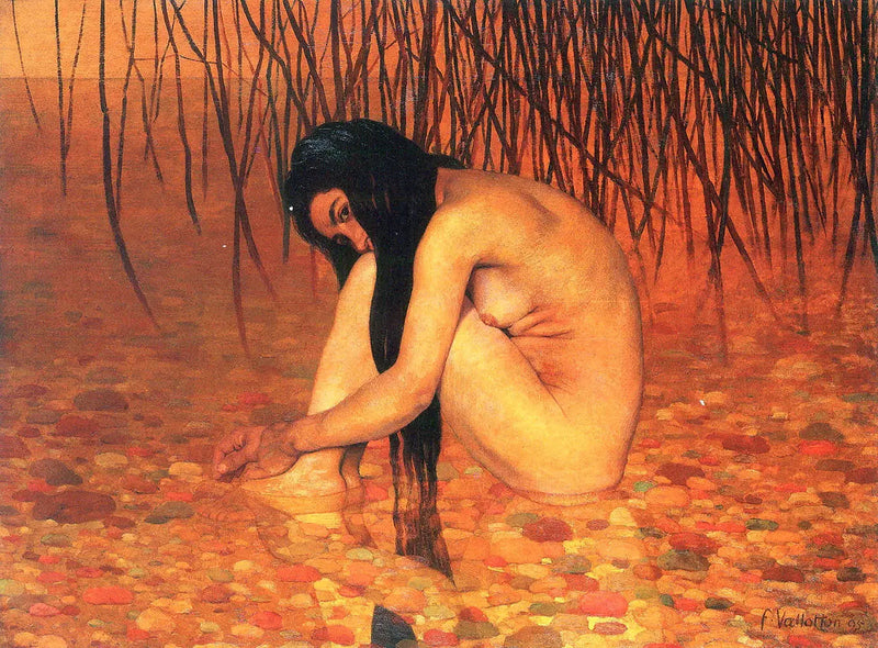 Bagnante tra le canne - Félix Vallotton