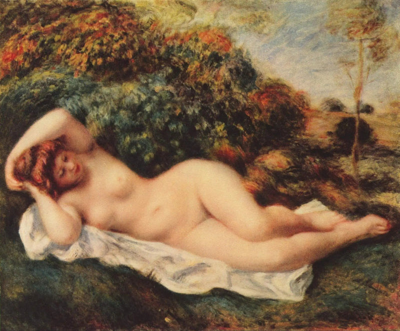 Bagnante sdraiata - Pierre-Auguste Renoir