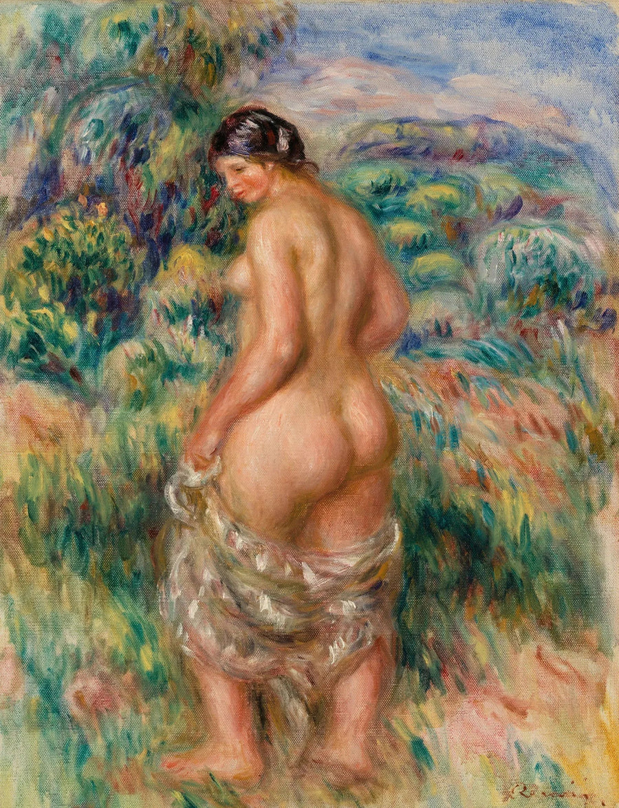 Bagnante in piedi - Pierre-Auguste Renoir