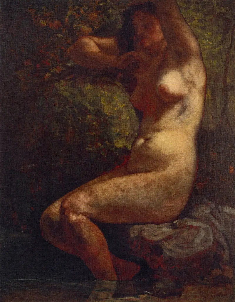 Bagnante - Gustave Courbet