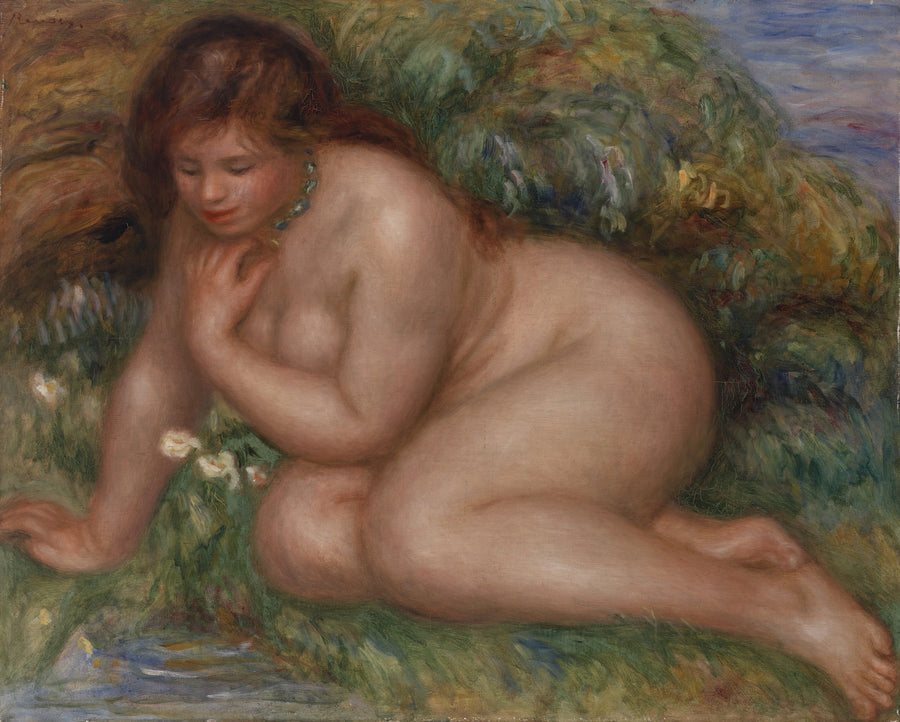 Bagnante che si guarda nell'acqua - Pierre-Auguste Renoir